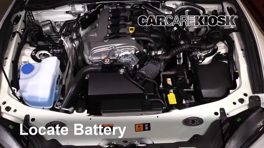 2016 Mazda MX-5 Miata Grand Touring 2.0L 4 Cyl. Battery Jumpstart